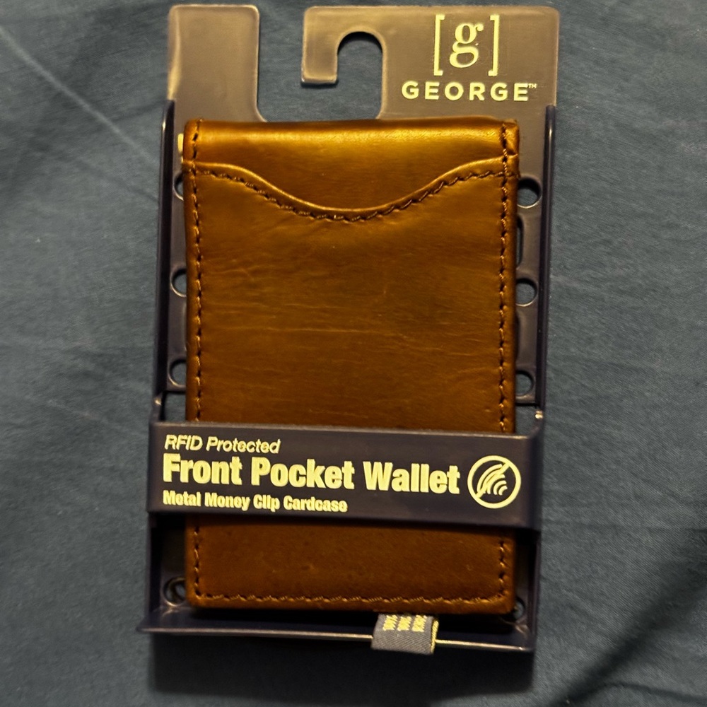 George Brown Leather Slim Wallet